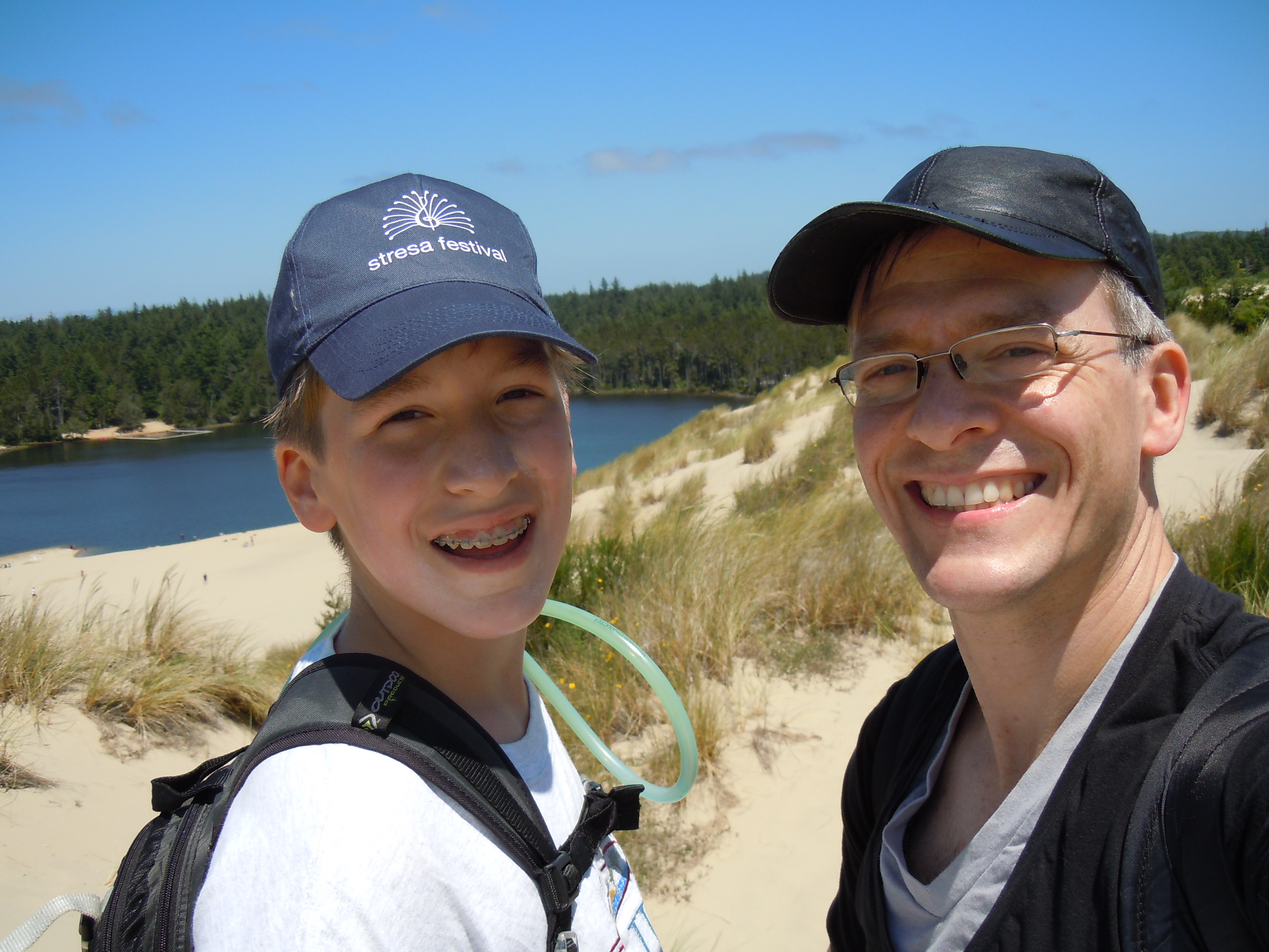 With Janos in the Dunes of Oregon